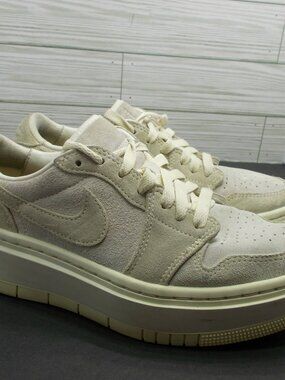 Nike Air Jordan Elevate Low Women's 7 Coconut Milk Suede Shoes